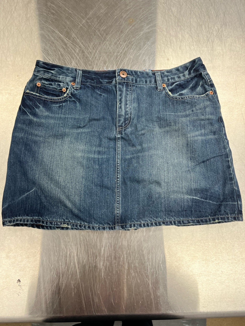 American Eagle Outfitters Dark Blue Denim Skirt- Women’s 14